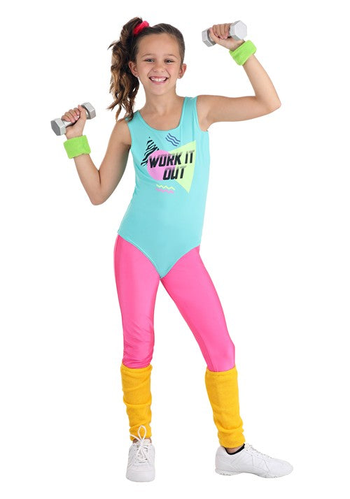 Totally 80s Workout Costume for Girls - US 7015