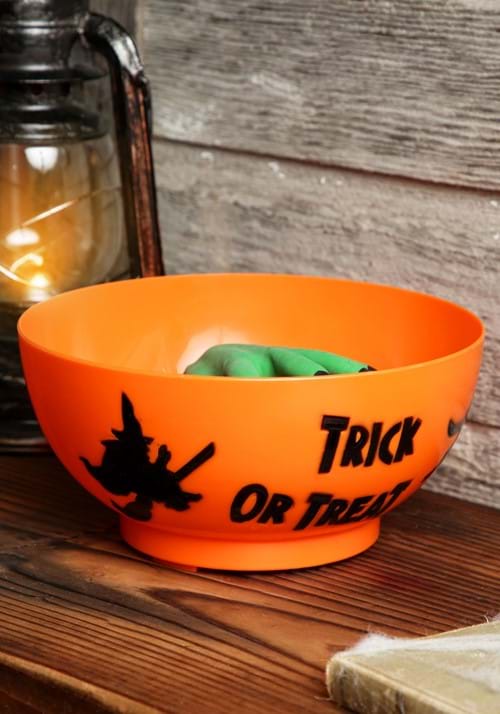 7.5-Inch Animated Monster Hand in Bowl Decoration - US 9465