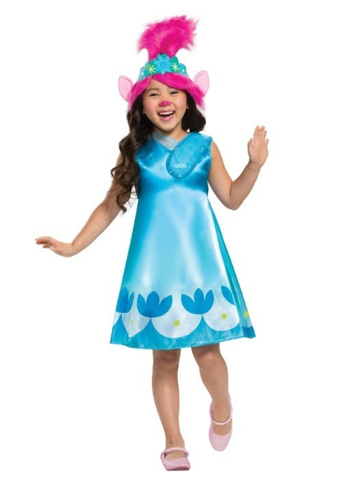 Trolls World Tour Girl's Poppy Costume - US 3040