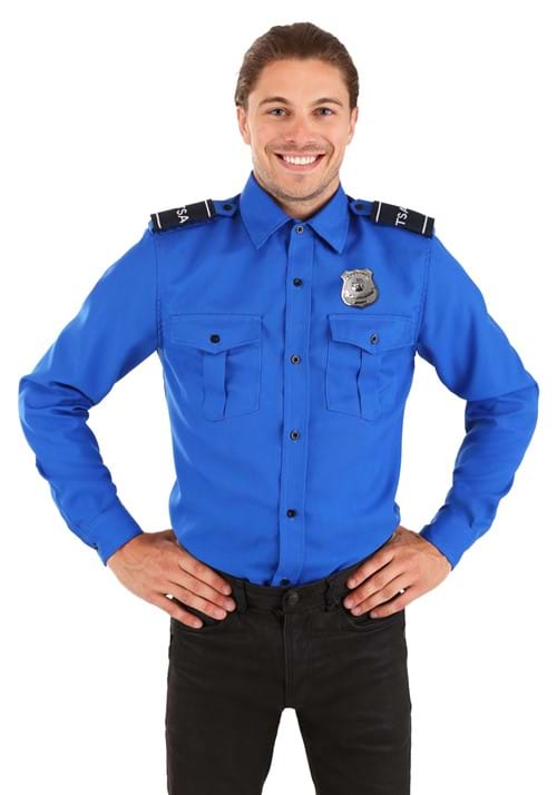Longsleeve TSA Agent Blue Costume Shirt - US 9826