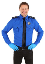 Longsleeve TSA Agent Blue Costume Shirt - US 9826