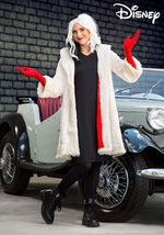 Cruella De Vil Coat Costume for Teens from Disney's 101 Dalmatians - US 7797