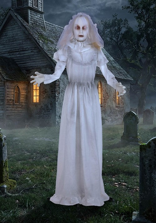 5FT Unholy Matrimony the Double-Face Bride Animatronic Decoration - Scream Saver - US 7402