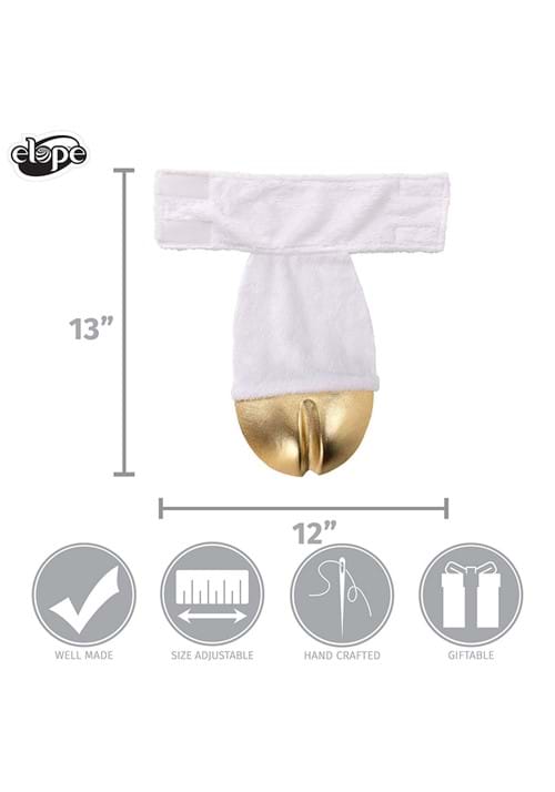 Gold Unicorn Costume Back Hooves - US 5710
