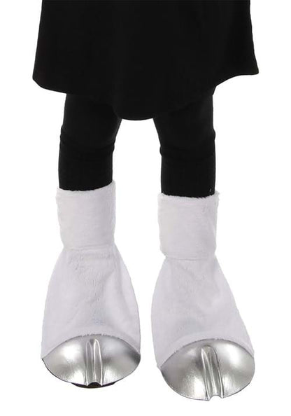 Unicorn Silver Costume Back Hooves - US 2042