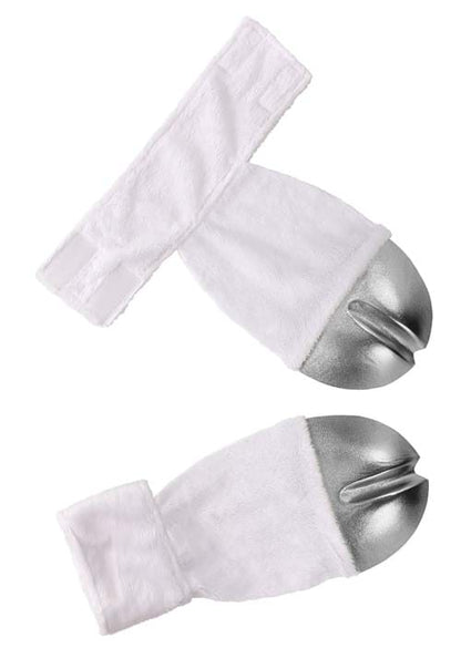 Unicorn Silver Costume Back Hooves - US 2042