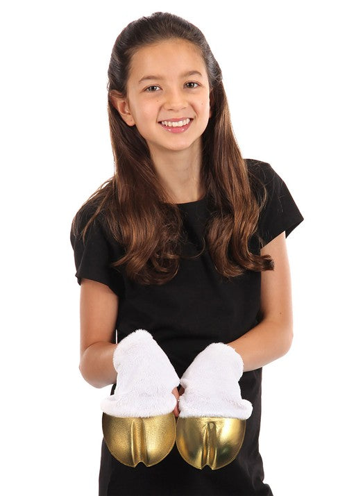 Gold Unicorn Costume Front Hooves - US 7223