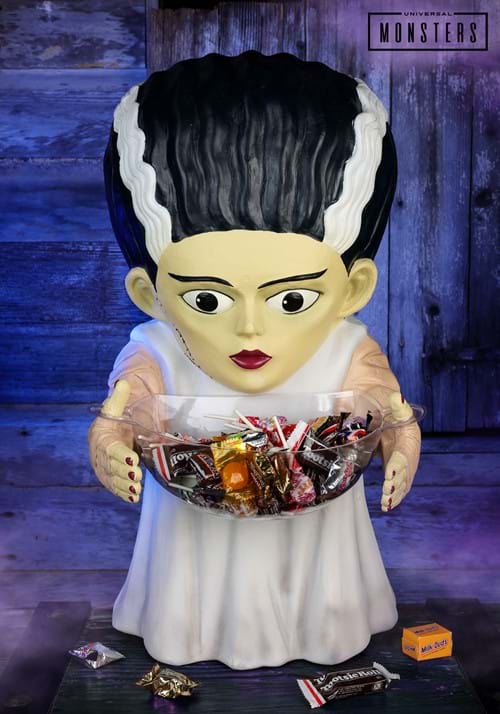 23-Inch Universal Monsters Bride of Frankenstein Candy Bowl Decoration - US 7686