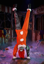 7.2FT Upsie-Davey the Handstanding Clown Animatronic Decoration - Scream Saver - US 9377