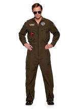 Men's US Navy Top Gun Jumpsuit Costume - US 4765