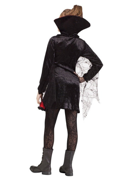 Girl's Vampire Web Costume Dress - US 6241
