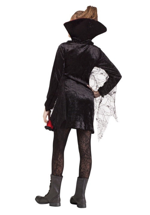 Girl's Vampire Web Costume Dress - US 6241