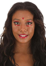 Blood Sparkle Vibe Checks Holographic Face Decals - US 6295