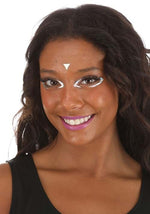 Rainbow Chrome Vibe Checks Holographic Face Decals - US 0268