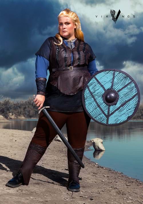 Plus Size Vikings Lagertha Lothbrok Costume for Women - US 9708
