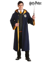 Adult Vintage Harry Potter Hogwarts Hufflepuff Costume Robe - US 0069