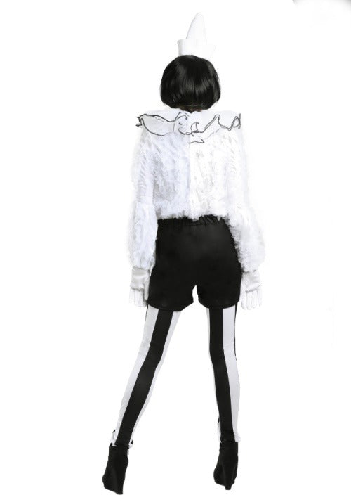 Women's Vintage Pierrot Clown Costume - US 9147