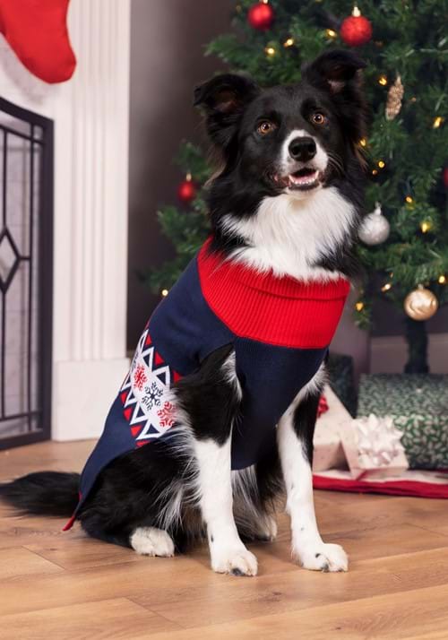 Vintage Santa Christmas Sweater for Dogs - US 2069