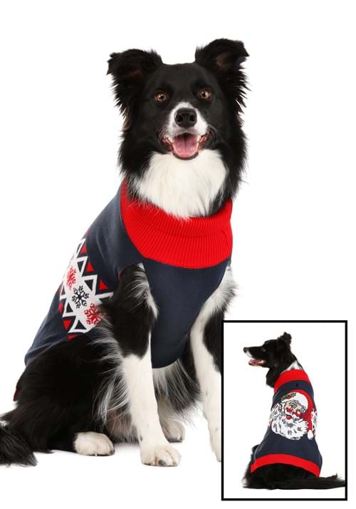 Vintage Santa Christmas Sweater for Dogs - US 2069