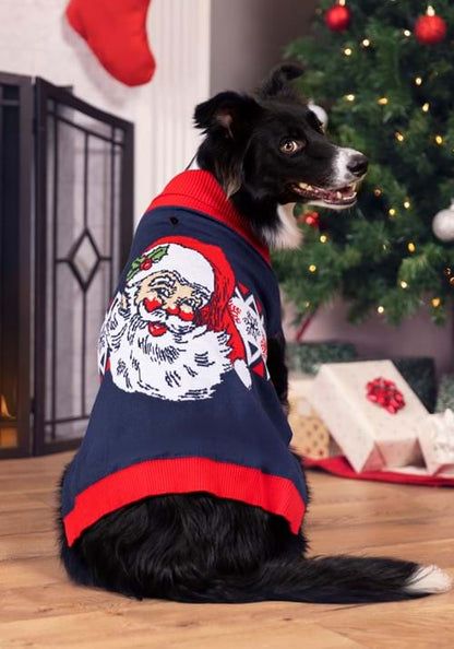 Vintage Santa Christmas Sweater for Dogs - US 2069