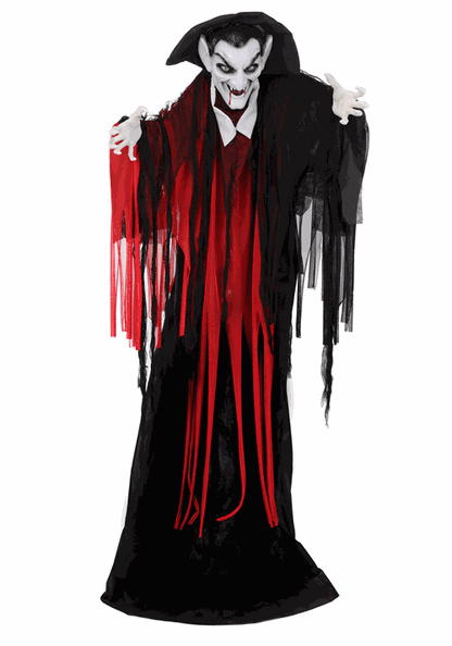 5.3FT Viscount Viktor Animatronic Vampire Decoration - Scream Saver - US 4251