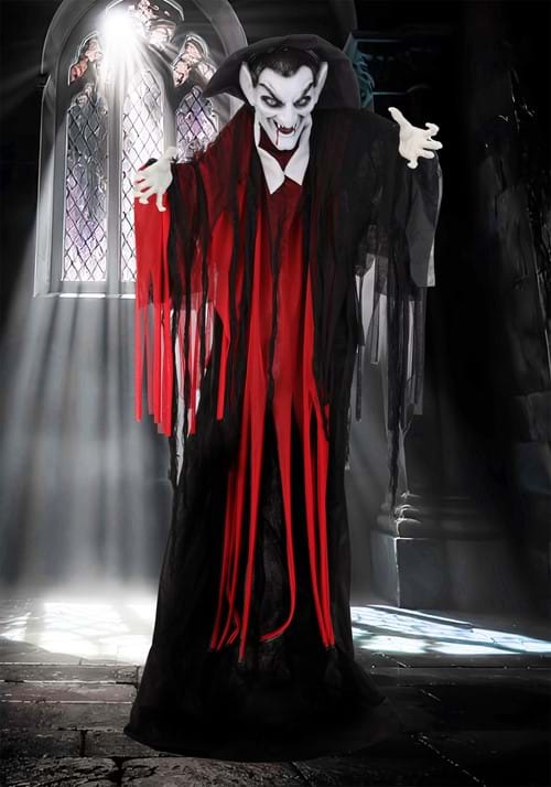5.3FT Viscount Viktor Animatronic Vampire Decoration - Scream Saver - US 4251