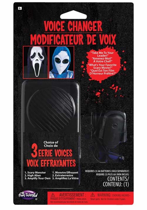 Voice Modifier Device Costume Accessory - US 7160
