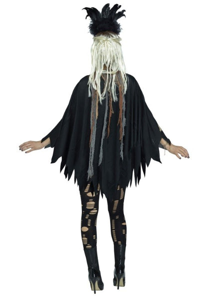 Voodoo Costume Poncho for Women - US 7392