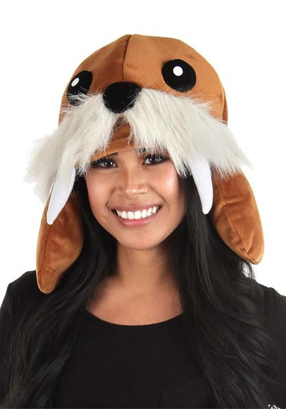 Plush Walrus Spray Toy Costume Hat - US 1877