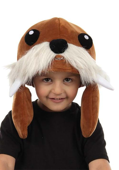Plush Walrus Spray Toy Costume Hat - US 1877