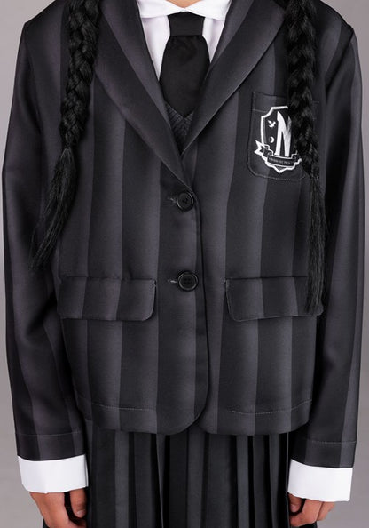Wednesday Nevermore Girl's Costume - US 4961