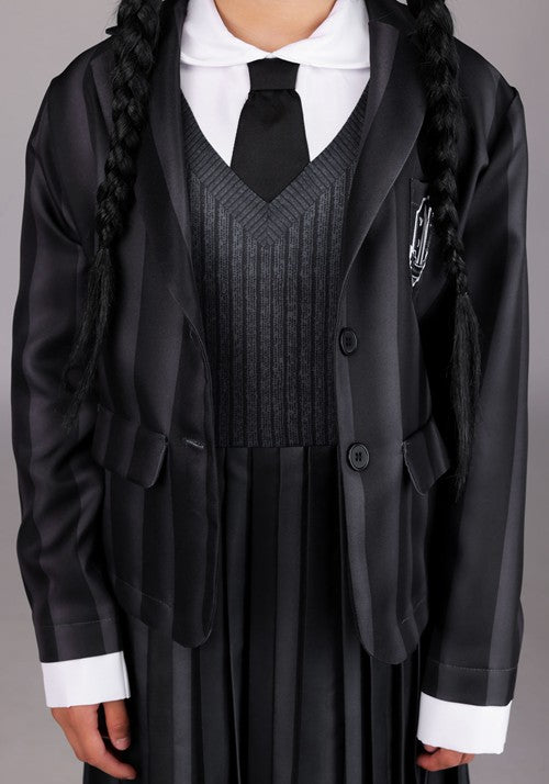 Wednesday Nevermore Girl's Costume - US 4961
