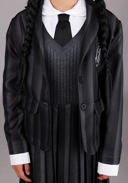 Wednesday Nevermore Girl's Costume - US 4961