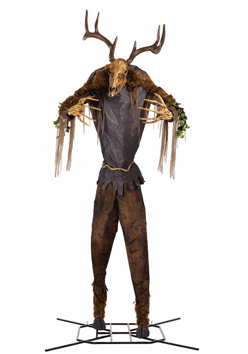 12FT Towering Wendigo Animated Halloween Decoration - US 3698