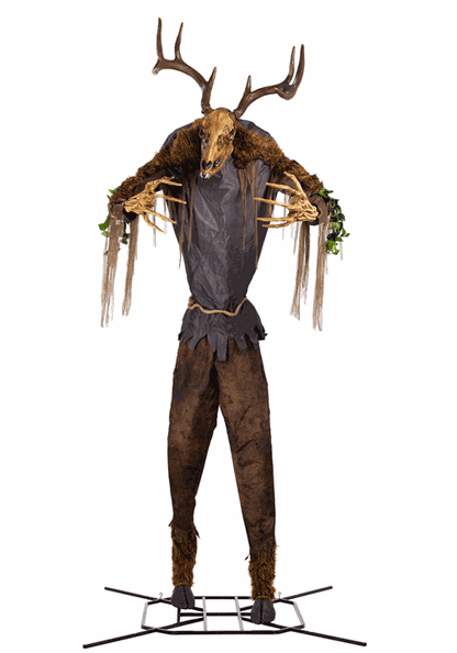 12FT Towering Wendigo Animated Halloween Decoration - US 3698