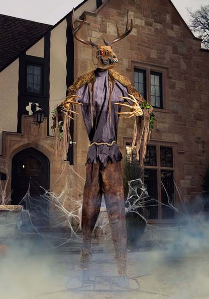 12FT Towering Wendigo Animated Halloween Decoration - US 3698