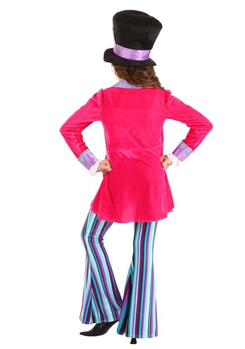 Whimsical Mad Hatter Girl's Costume - US 2600