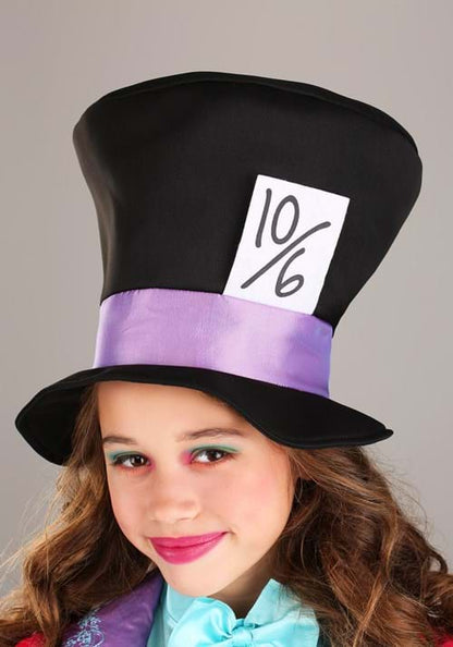Whimsical Mad Hatter Girl's Costume - US 2600