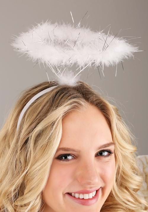 White Angel Halo Headband Costume Accessory - US 9457