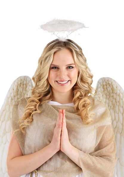 White Angel Halo Headband Costume Accessory - US 9457