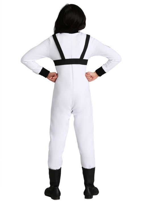 Girl's White Astronaut Costume - US 9500