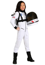 Girl's White Astronaut Costume - US 9500