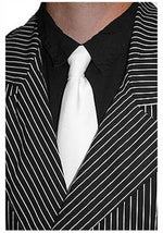 White Gangster Tie - US 2923