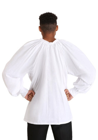 Men's Renaissance Costume White Peasant Shirt - US 5157