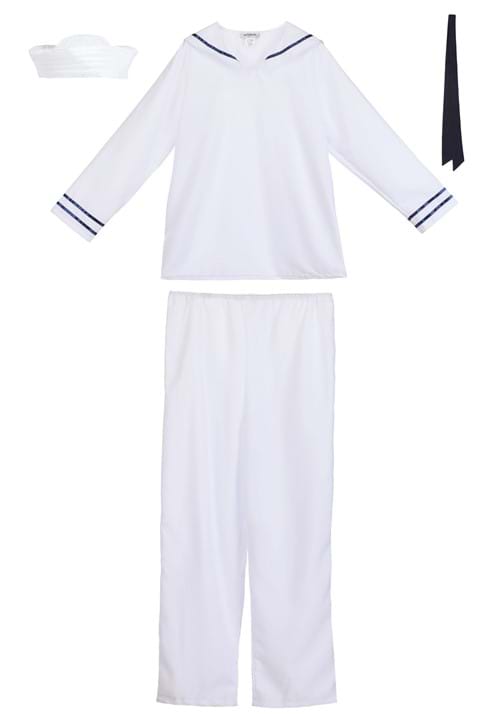Men's White Sailor Costume - US 7785