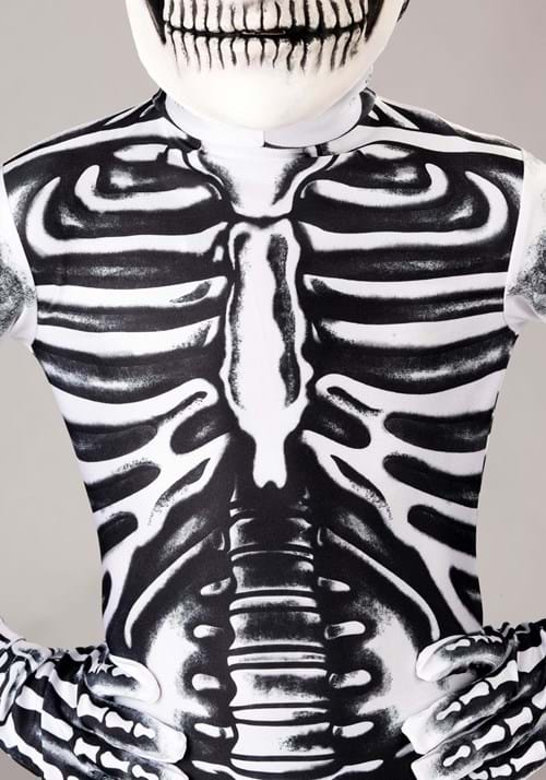 Men's White Skeleton Costume - US 7066