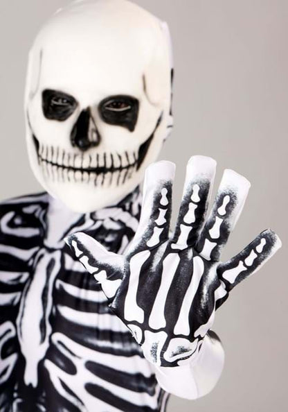 Men's White Skeleton Costume - US 7066