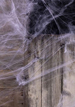 400 Square Foot White Spider Web Halloween Prop - US 7666