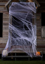 800 Square FT White Spider Web Halloween Decoration - US 8002