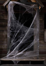 200 Square FT White Spider Web Halloween Prop - US 4367